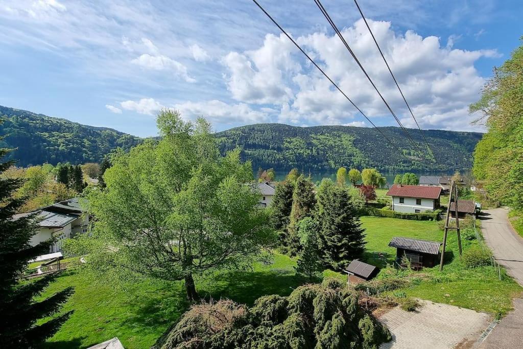 Top Five See & Bergblick - Haus Seepromenade Döbriach Exteriör bild